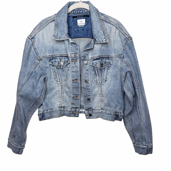 KSUBI Justify Denim Trucker Jacket in Karma Flash - Picture 3 of 14